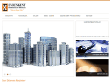 Tablet Screenshot of evrenkent.com.tr